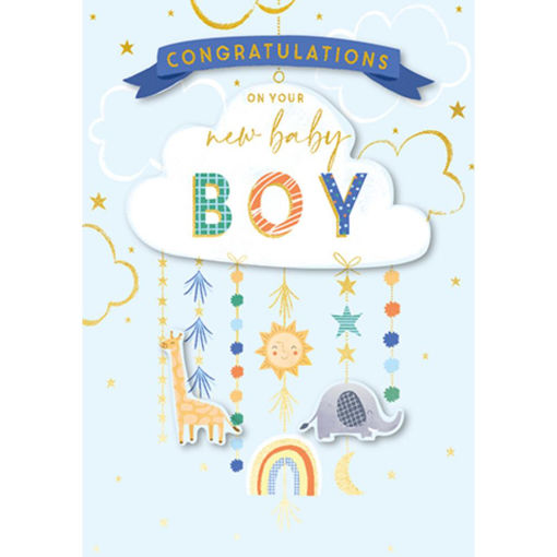 Picture of CONGRATULATIONS BABY BOY CARD